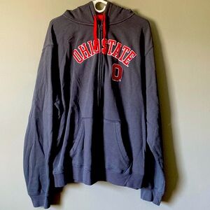 Men’s gray Ohio State XXL hooded sweatshirt